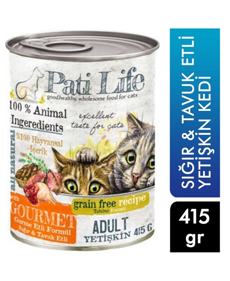 Picture of Pati Life Kedi Maması Gurme Konserve 415 g