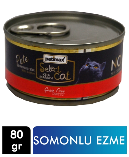 Picture of Patimax Kedi Maması 80 gr Somonlu Ezme