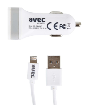 Avec 2 x USB Çıkışlı Araç Şarj Cihazı + USB-Lightning Şarj Kablosu avec, şarj kablosu, Lightning şarj kablosu, Lightning usb, telefon şarj kablosu, usb kablo, Lightning kablo, telefon şarj cihazı, şarj cihazı, Lightning şarj cihazı, iphone şarj cihazı, iphone şarj kablosu, ayfon şarj cihazı, ayfon şarj kablosu, araba telefon şarj kablosu, araba telefon şarjı, çakmaklık usb şarj cihazı