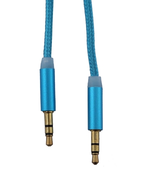 Avec AV-001 AUX Örgülü Kablo avec, ses kablosu, aux kablosu, 3,5 mm kablo, iki ucu da erkek ses kablosu, ses aktarma kablosu, aux kablo fiyatları, aux kablo satın al