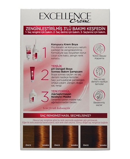 Picture of Loreal Excellence Set Saç Boyası Çikolata Kahve No:6.35