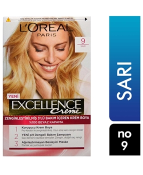 Loreal Excellence Set Saç Boyası Sarı No: 9 Picture of Loreal Excellence Set Saç Boyası Sarı No: 9