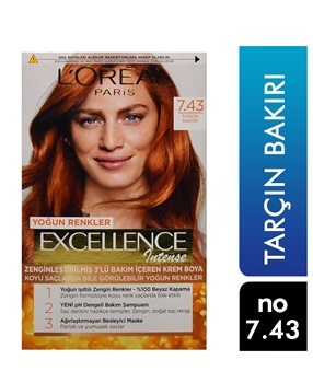 Loreal Excellence Set Saç Boyası Tarçın Bakırı No:7.43 Picture of Loreal Excellence Set Saç Boyası Tarçın Bakırı No:7.43