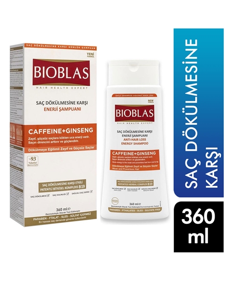 Picture of Bioblas Şampuan 360 ml Saç Dökülmesine Karşı Enerji + 30 ml Proxentin Dezenfektan Hediye