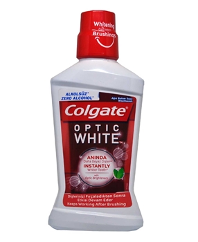 Colgate Ağız Bakım Suyu 250 ml Optik Beyaz ağız bakım suyu, colgate, colgate optik beyaz, colgate ağız bakım suyu