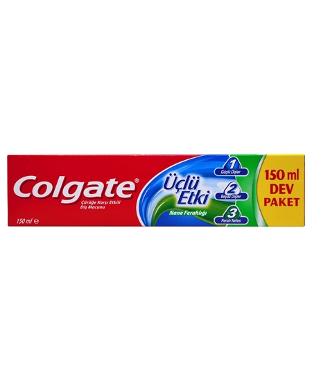 colgate, colgate diş macunu, diş macunu, colgate üçlü etki