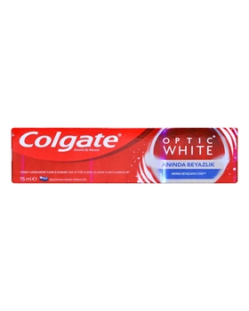 Colgate Diş Macunu Optic White 75 ml Anında Beyazlık colgate, colgate optik beyaz, colgate beyazlatıcı diş macunu, diş macunu, colgate diş macunu, diş macunu satın al, diş macunu fiyatları, beyazlatıcı diş macunu