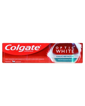 Colgate Diş Macunu Optic White 75 ml Kalıcı Beyazlık colgate, colgate optik beyaz, colgate beyazlatıcı diş macunu, diş macunu, colgate diş macunu, diş macunu satın al, diş macunu fiyatları, beyazlatıcı diş macunu