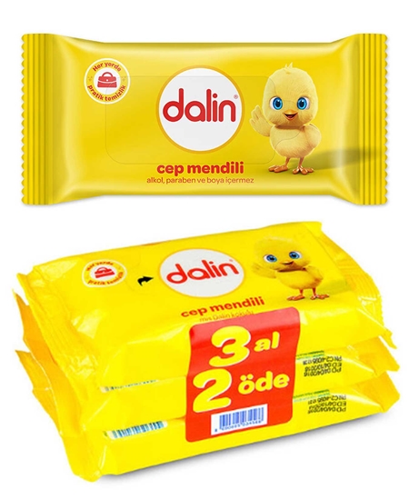 Picture of Dalin Cep Mendili 3X15'Lİ  (3 Al  2 Öde)