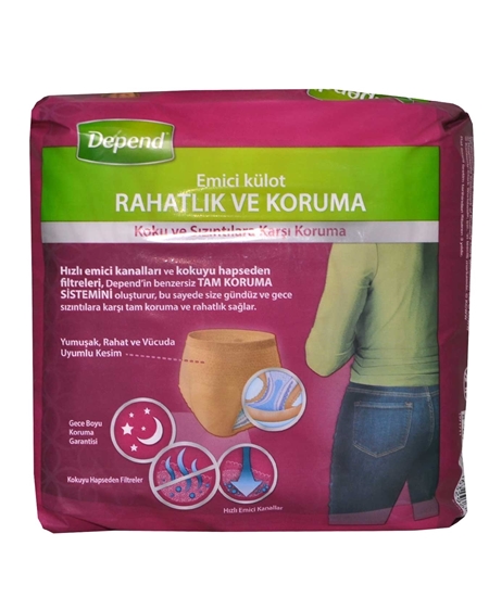depend, emici külot, depend emici külot, kadın emici külot