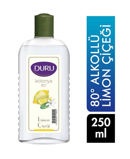 Picture of Duru 80 ° Alcoholic Cologne 250 ml X 12 Pieces Box Lemon Blossom