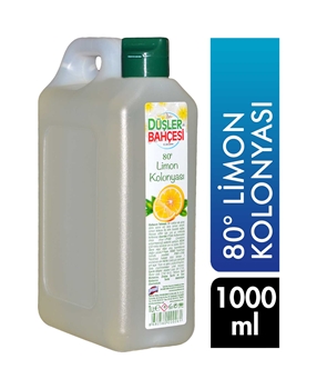 Düşler Bahçesi 80° Alkollü Kolonya 1000 ml Limon düşler bahçesi, limon kolonyası, kolonya, yüzde 80 alkollü kolonya, 80 derece kolonya, kolonya fiyatları, kolonya satın al, toptan kolonya, koronavirüs, corona, kolonya virüsü öldürür mü
