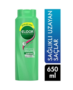 Elidor Şampuan 650 ml Sağlıklı Uzayan Saçlar elidor, şampuan, elidor sağlıklı uzayan saçlar, saç uzatıcı şampuan, kırık önleyici şampuan