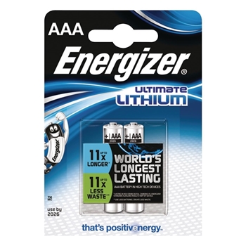 Energizer Ultimate Lithium AAA 2 li Picture of Energizer Ultimate Lithium AAA 2 li