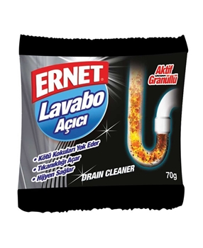 Ernet Lavabo Açıcı 70 Gr Granül Tekli ernet, lavabo açıcı, gider açıcı, granül lavabo açıcı, toz lavabo açıcı, granül Lavabo Açıcı fiyat, granül Lavabo Açıcı satın al