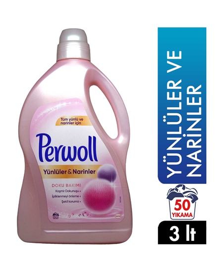 Picture of Perwoll Liquid Laundry Detergent Woollens and Delicates 50 Wash - 3 L 