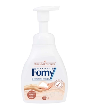 Fomy El Temizleme Köpüğü 300 ml Antibakteriyel Kremli fomy, el temizleme köpüğü, sabun, sıvı sabun, dezenfektan, el dezenfektanı, dezenfektan sabun, dezenfektan fiyatları, dezenfektan satın al, antibakteriyel sabun, antibakteriyel köpük