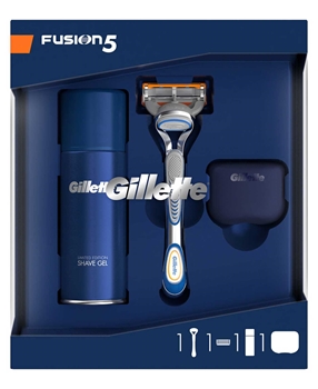 Gillette Fusion 5 Razor + 75 ml Shaving Gel + Travel Case Shaving Set gillette, gillette tıraş makinesi, gillette tıraş bıçağı, gillette fusion, pilli, gillette fusion tıraş makinesi fiyat, gillette fusion tıraş makinesi satın al, gillette tıraş jeli, tıraş jeli, fusion tıraş jeli, tıraş jeli satın al, tıraş jeli fiyatları