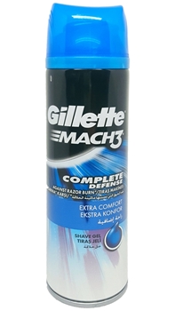 Gillette Mach 3 Extra Comfort Shaving Gel 200 ML gillette, gilette, gillete, jillette, jilette, jilet, mach3, mach 3, tıraş jeli, hassas ciltler için tıraş jeli