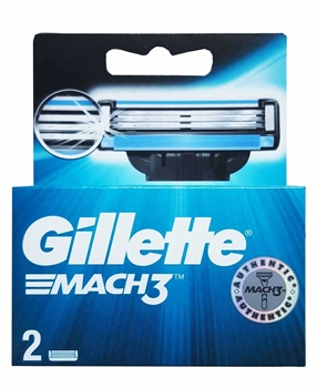 Gillette Mach3 Refill Blade 2's - EU PACK Picture of Gillette Mach3 Refill Blade 2's - EU PACK