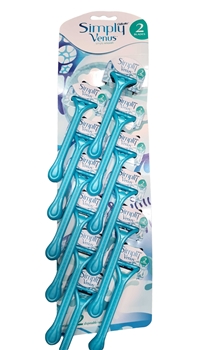 Gillette Venus Simply2 Disposable Razor Carded 12's Picture of Gillette Venus Simply2 Disposable Razor Carded 12's
