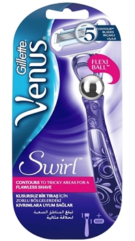 Gillette Venus Swirl 1up Women's Razor gillette, venus, gillette venus, venüs, jilet, kadın tıraş bıçağı, kadın tıraş makinesi, kadın jilet, kadın tıraş ürünleri, ağda, epilasyon, gillette venus swirl tıraş bıçağı satın al, gillette venus swirl tıraş abıçağı fiyatı