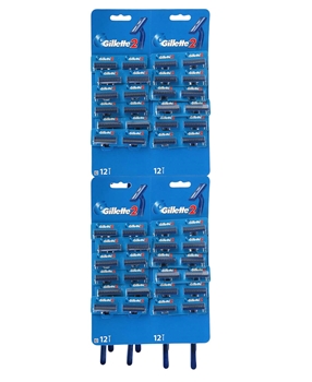 Gillette2 Disposable Razor Carded 48's Picture of Gillette2 Disposable Razor Carded 48's