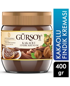 Gürsoy Kakaolu Fındık Kreması 400 gr Picture of Gürsoy Kakaolu Fındık Kreması 400 gr