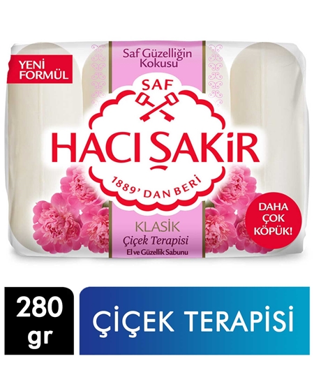 Picture of Hacı Şakir Klasik Güzellik Sabunu 4x70 gr Çiçek Terapisi