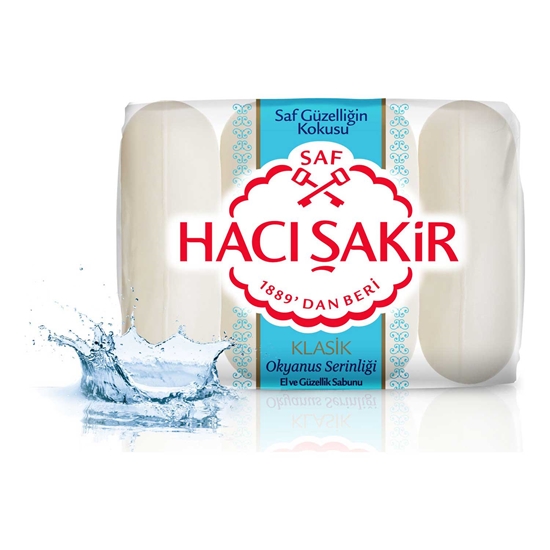 Picture of Hacı Şakir Klasik Güzellik Sabunu 4x70 gr Okyanus Serinliği