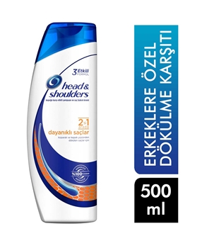 P-Head&Shoulders 2in1 Anti-Hair Loss Shampoo & Hair Cream For Men 500 ml Picture of P-Head&Shoulders 2in1 Anti-Hair Loss Shampoo & Hair Cream For Men 500 ml