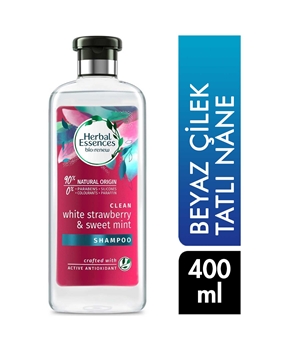 Herbal Essences Shampoo 400 ml White Strawberry Sweet Mint Purifying Picture of  Herbal Essences Shampoo 400 ml White Strawberry Sweet Mint Purifying