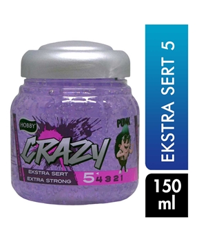 Hobby Hair Gel 150 ml Crazy 5 Extra Strong Picture of  Hobby Hair Gel 150 ml Crazy 5 Extra Strong