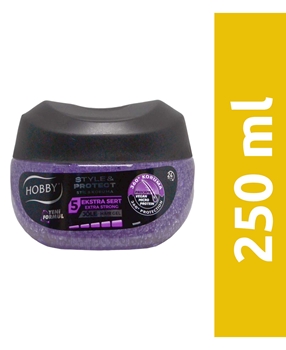 Hobby Hair Gel 250 ml 5 Extra Strong hobby, saç jölesi, sert saç jölesi, güçlü saç jölesi, saç jölesi fiyatları, saç jölesi çeşitleri, saç jölesi satın al, saç jölesi zararlı mı, jöle saça zararlı mı