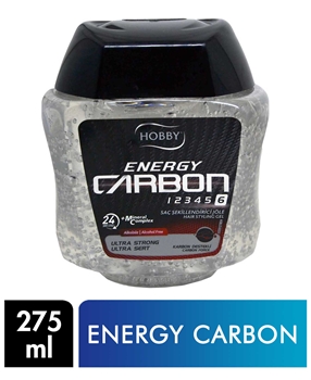 Hobby Hair Gel 275 ml Carbon 6 Ultra Hard Picture of  Hobby Hair Gel 275 ml Carbon 6 Ultra Hard