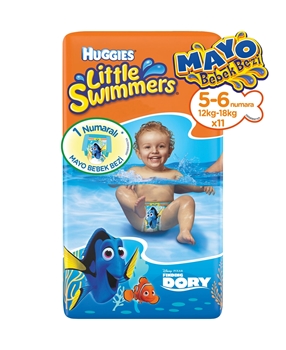 Huggies Little Swimmers 5-6 Numara 221 gr huggies, bebek bezi, bebek yüzme bezi, bebek mayo bezi