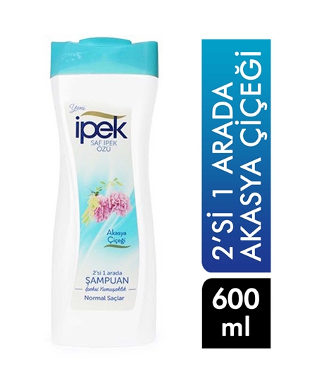 Picture of İPEK ŞAMPUAN 600 ML*12 2in1 NORMAL SAÇLAR İPEKSİ