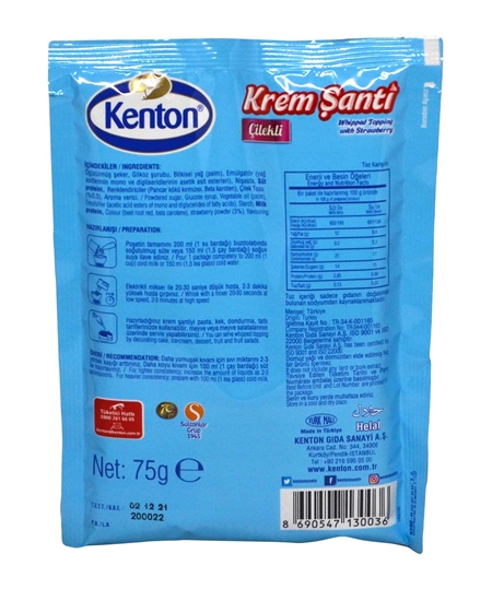 Picture of Kenton Krem Şanti 75 g Çilekli