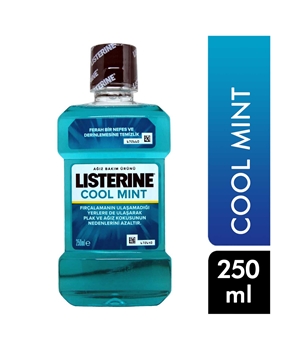Listerine Ağız Bakım Suyu 250 ml Cool Mint Naneli Picture of Listerine Ağız Bakım Suyu 250 ml Cool Mint Naneli