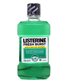 Listerine Ağız Bakım Suyu 250 ml Fresh Burst listerine, listerine ağız suyu, ağız bakım suyu, ağız temizleme suyu, gargara, naneli ağız bakım suyu, listerine fresh burst 250 ml ağız bakım suyu satın al, listerine fresh burst 250 ml ağız bakım suyu fiyat