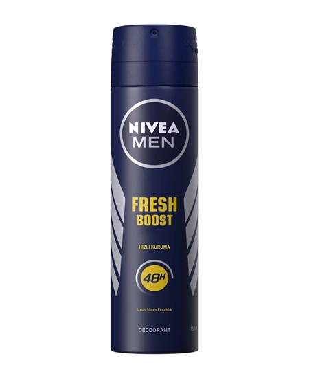 nivea, nivea dedorant, nivea erkek deodorant, erkek deodorant, ter kokusu önleyici, ter önleyici, nivea fresh boost 150 ml satın al, nivea fresh boost 150 ml fiyat