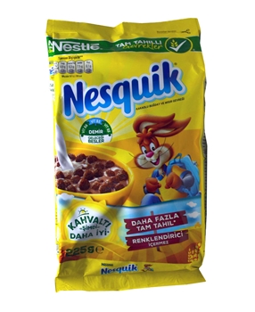Nesquik Buğday ve Mısır Gevreği 225 gr Kakaolu nesquik, mısır gevreği, kakolu mısır gevreği, buğday gevreği, nesquik kahvaltılık mısır gevreği, kornfileks, kornf leks, çocuk mısır gevreği, kahvaltılık nesquik, nesquik fiyatları, nesquik satın al