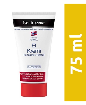 Neutrogena El Kremi 75 ml Parfümsüz neutrogena, nötrucina, norveç el kremi, norveçli balıkçı kremi, el krem, nemlendirici el kremi, kuruluğa karşı krem, el bakım kremi, neutrogena el kremi satın al, neutrogena el kremi fiyat