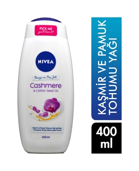 Nivea Bath and Shower Gel 400 ml Cashmere Picture of Nivea Bath and Shower Gel 400 ml Cashmere