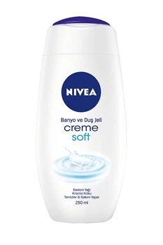 P-Nivea Creme Soft Bath & Shower Gel 250 ml nivea, niveya, duş jeli, şampuan, nivea creme soft, nivea duş jeli 250 ml fiyat, nivea duş jeli 250 ml satın al