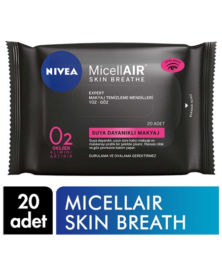 Picture of Nivea Makeup Remover Wipes 20 Pieces MicellAir Skin Breathe