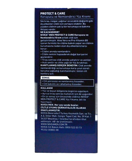 Picture of Nivea Men Protective Care Cream 75 ml Protect & Care