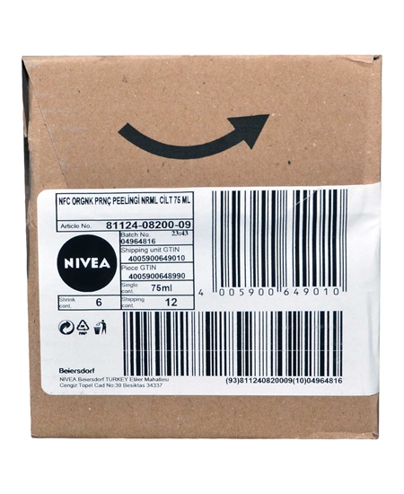Picture of Nivea Smoothing Rice Peeling 75 ml Natural Blueberry