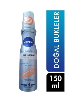 Nivea Hair Foam 150 ml Natural Curls Extra Strong Picture of  Nivea Hair Foam 150 ml Natural Curls Extra Strong