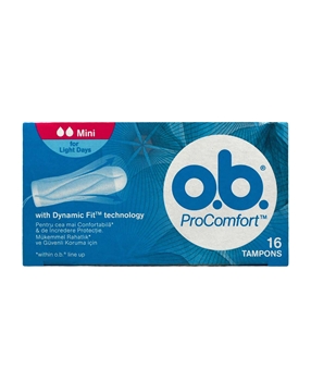 O.B Tampon 16's Comfort o.b., Procomfort, Tampon, tampon satın al, tampon fiyatları, hijyenik tampon